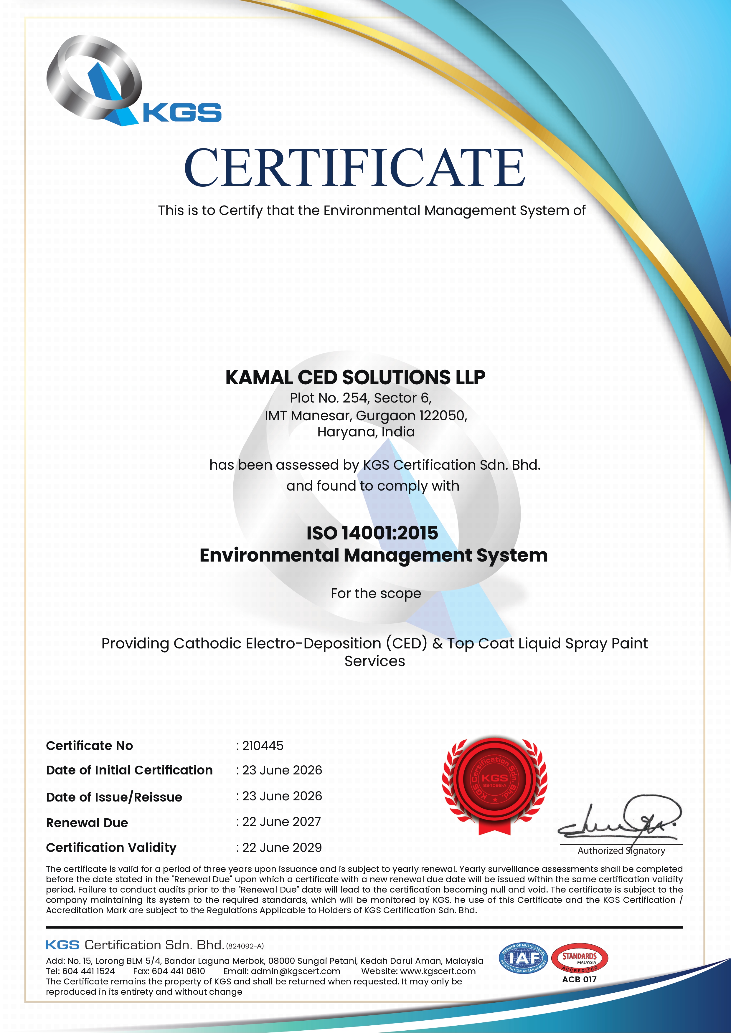 ISO 14001:2015